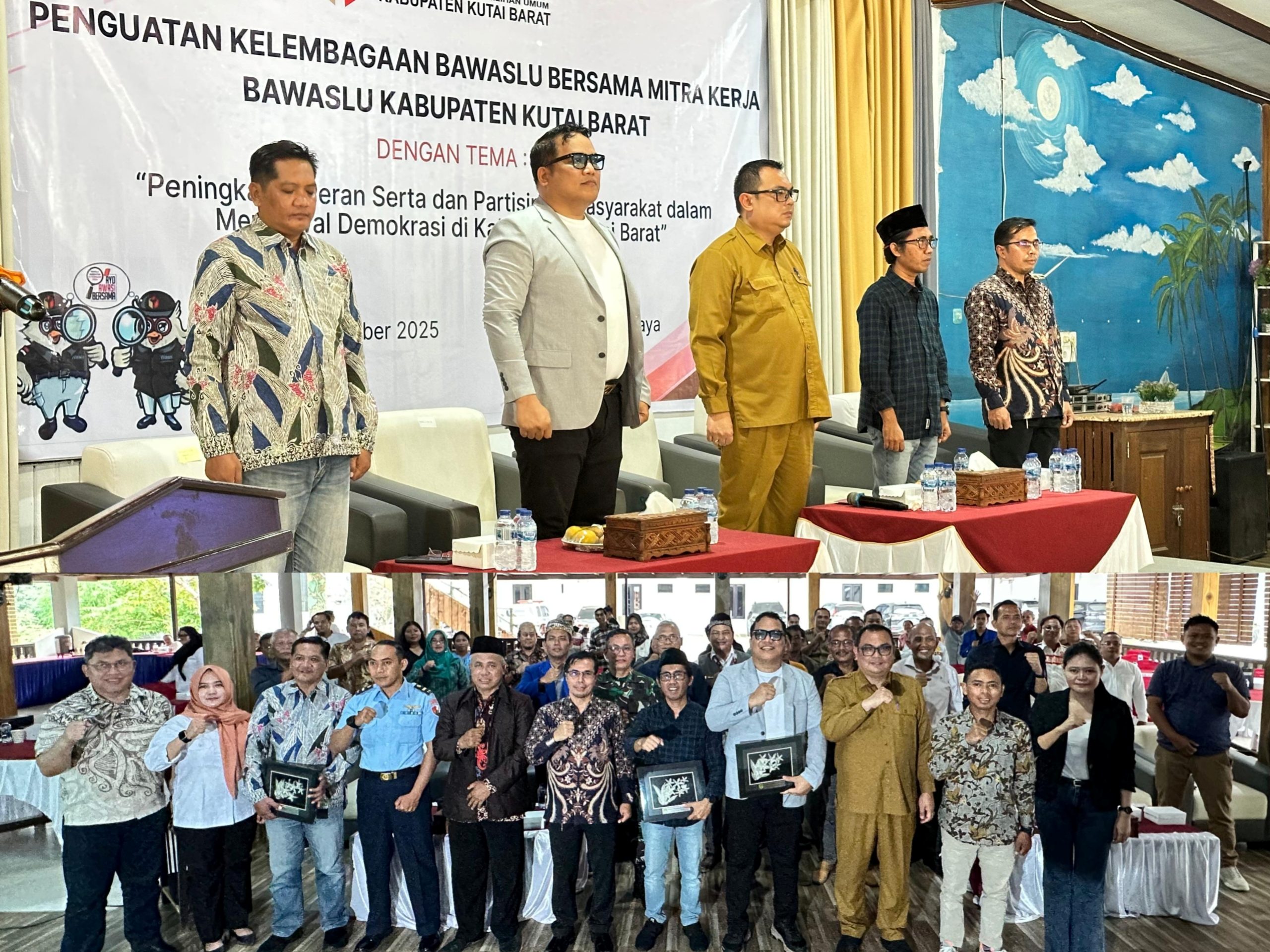 Bawaslu Kutai Barat dan Mitra Kerja mantapkan Kolaborasi melalui Agenda Penguatan Kelembagaan