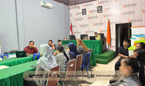 Bawaslu Kutai Barat Bedah Perbawaslu 9 Tahun 2020 melalui Selasa BAPER
