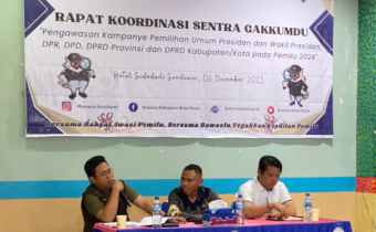 PERKUAT PENGAWASAN PEMILU BAWASLU KUTAI BARAT GELAR RAKOR SENTRA GAKKUMDU