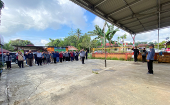 APEL SIAGA PENGAWASAN KAMPANYE PEMILU 2024, KETUA BAWASLU KUTAI BARAT BERHARAP PANWASLU KECAMATAN PUNYA STRATEGI KHUSUS DALAM PENGAWASAN 