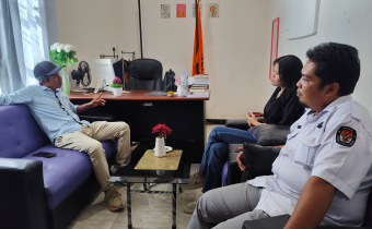 KPU Kutai Barat Koordinasi di Kantor Bawaslu Kutai Barat terkait PDPB Triwulan III