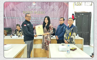 Awasi Hak Pilih, Bawaslu Kutai Barat Ikuti Rekapitulasi PDPB Triwulan III Tahun 2025