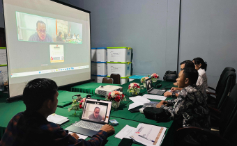 Hadiri Visitasi Virtual, Bawaslu Kubar Paparkan Kesiapan Layanan Informasi Publik